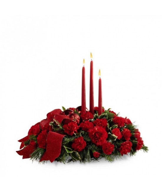 The FTD Lights of the Season Centerpiece The FTD Lights of the Season Centerpiece